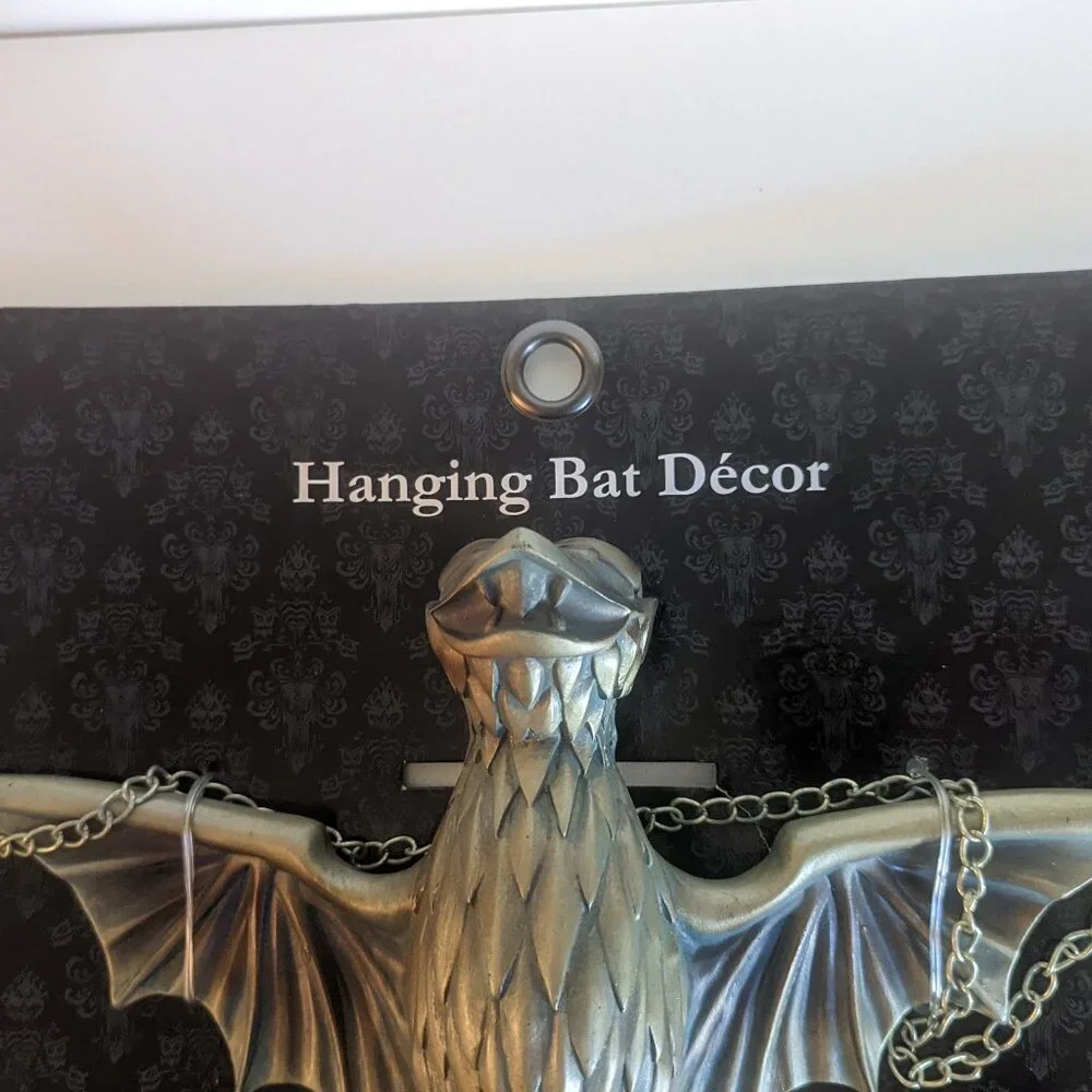 NWT Disney Haunted Mansion Bat Stanchion Disneyland Parks Goth Valloween Gift